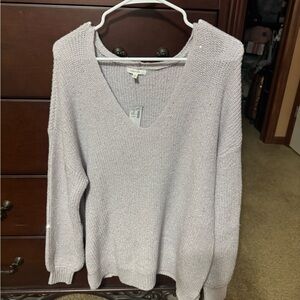 Maurices V-Neck Sweater - Soft purple